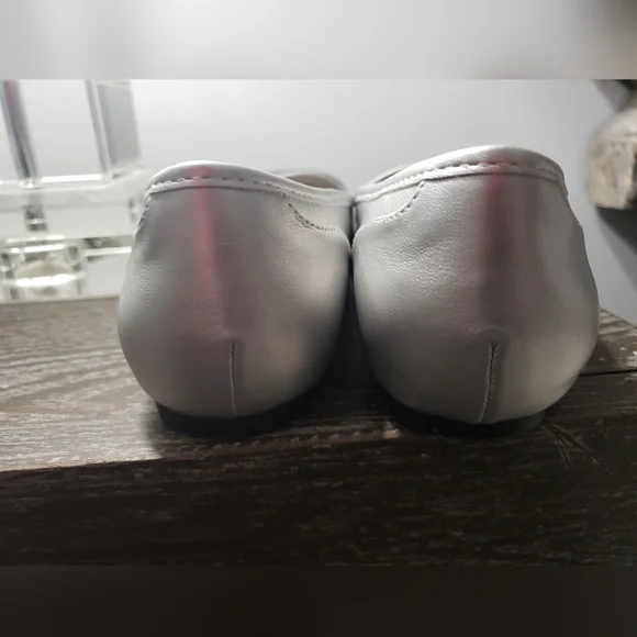 Metallic Loafer Flats Casual Shoes - Picture 4 of 6